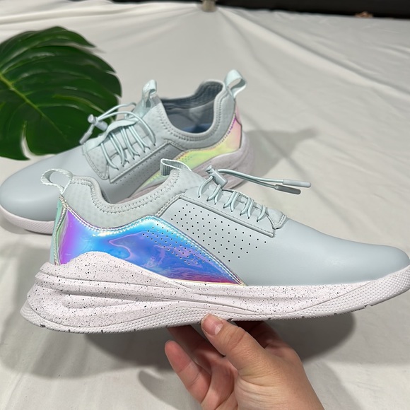 Clove Shoes New Clove 1 Women Blue Holographic 222 Birthday Limited